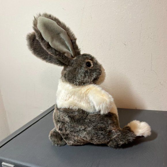 Folkmanis Dutch Rabbit Hand Puppet - Movable Head and Arms - Picture 3 of 8